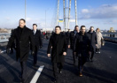 В Запорожье открыли движение по верховой части нового вантового моста через Днепр